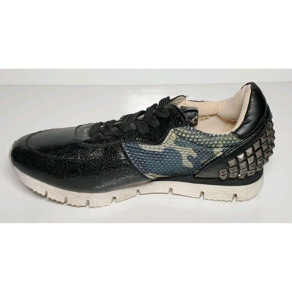 PRIMADONNA COLLECTION WOMEN'S green CAMO SNEAKERS SIZE EURO 36 NEW / BOX - Picture 3 of 12